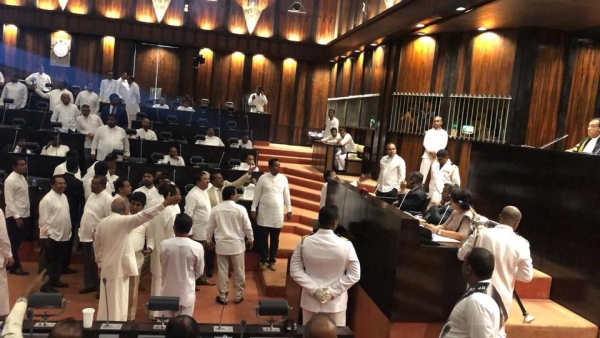 Disagreement Over Whether No-Confidence Motion Against Former President Mahinda Rajapaksa Was Taken Up