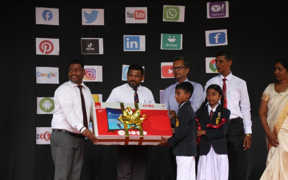 Orel Corporation Empowers Education in Rural Sri Lanka with Orel Smart TV’s on Childrens Day