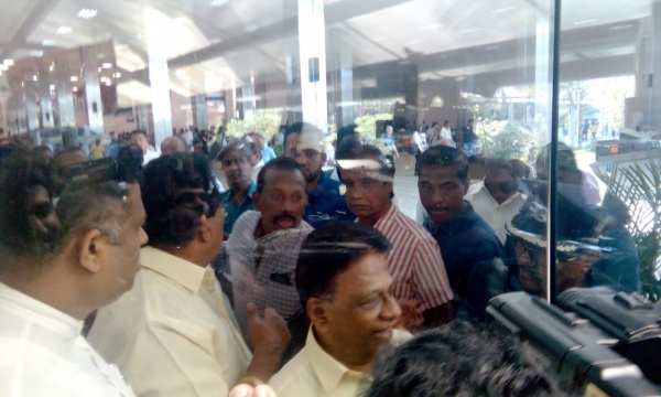 Gota Returns To Sri Lanka: Large Number Of Rajapaksa Supporters Gathered At BIA To Welcome Former Defence Secretary