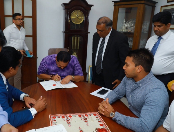 MR Signs Papers To Establish Mahinda Rajapaksa Centre For International Relations To Strengthen Dialogue On IR, Foreign Policy