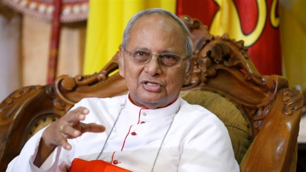 Colombo Archbishop Cardinal Malcolm Ranjith Arrives At PCOI Probing Easter Sunday Attacks To Give Evidence