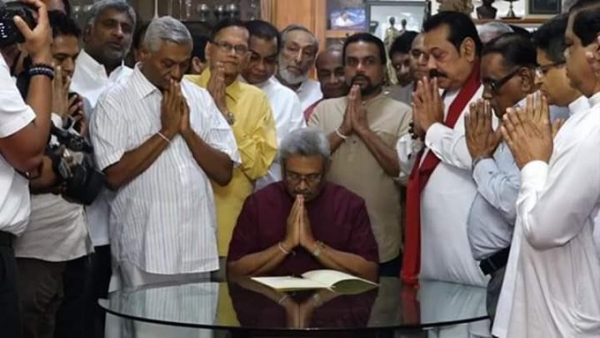 SLPP Presidential Candidate Gotabhaya Rajapaksa Signs Nomination Papers
