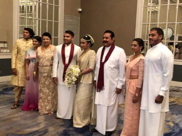Parliamentarian Namal Rajapaksa Ties The Knot With Limini Weerasinghe At A Grand Wedding Attended By Friends And Family