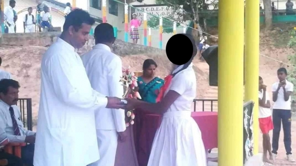 SLPP Politician Krishantha Pushpakumara Who Was Recently Arrested For Child Abuse Invited As A Guest For School Prize Giving