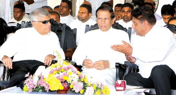 UNP Supporters Shaken By Rumours That Sajith Will Throw His Weight Behind Sirisena: Party Strongman Claims Entire Party Stands Firmly Behind RW
