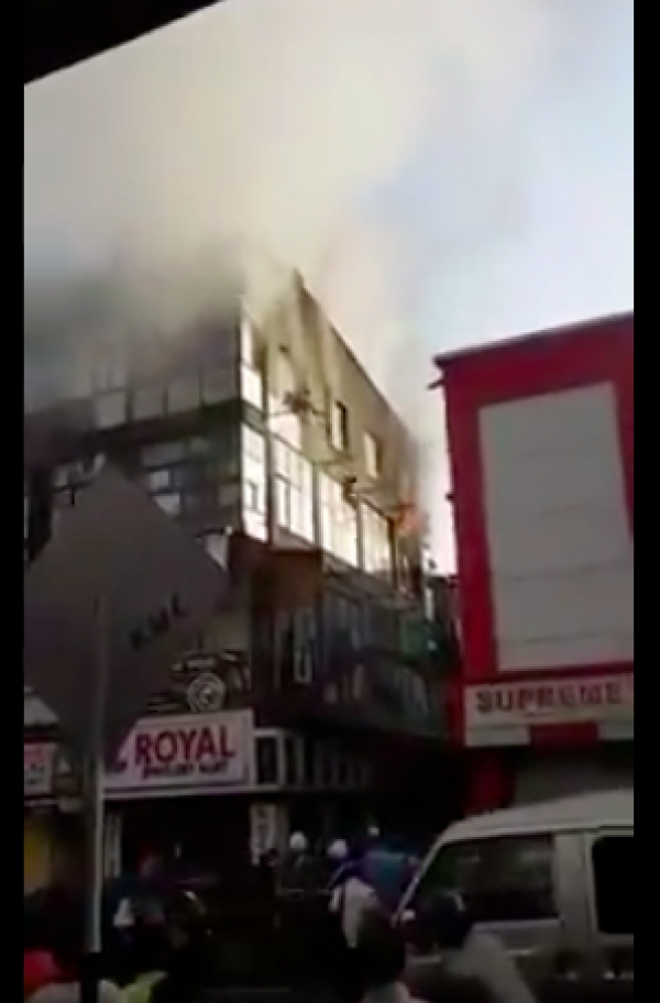 Family Narrowly Escapes Death By Fire By Throwing Children Out Of Burning Building
