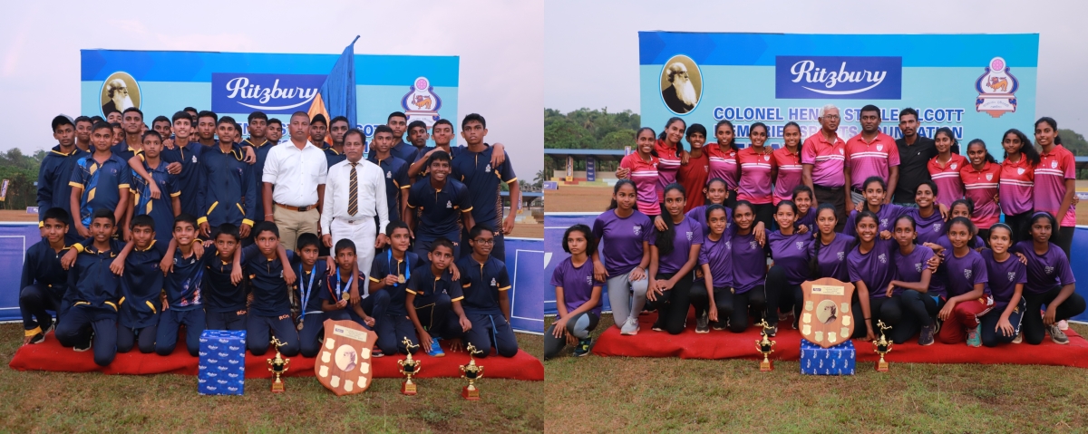 Rahula Boys and Dharmapala Girls win Ritzbury - Olcott Schools Relay Carnival