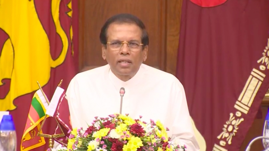 Full Speech By President Maithripala Sirisena After Prime Minister Ranil Wickremesinghe's Swearing-In